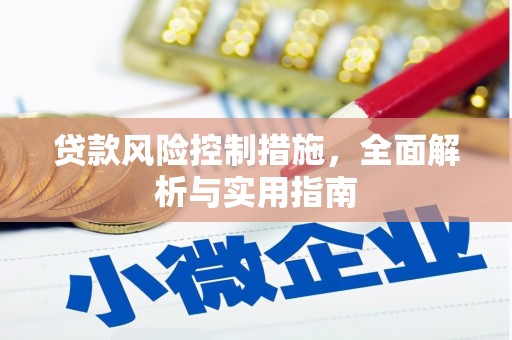 琼结贷款风险控制措施，全面解析与实用指南