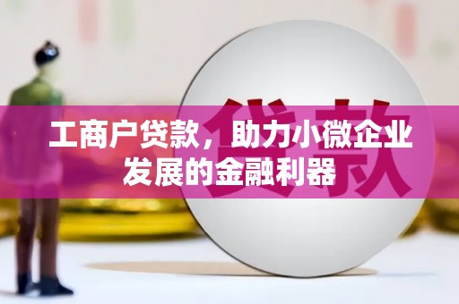 琼结工商户贷款，助力小微企业发展的金融利器