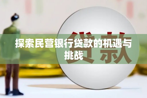 琼结探索民营银行贷款的机遇与挑战