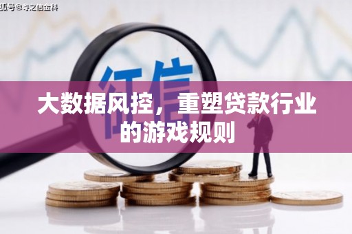 琼结大数据风控，重塑贷款行业的游戏规则