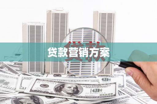 琼结贷款营销方案