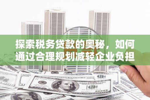 琼结探索税务贷款的奥秘，如何通过合理规划减轻企业负担
