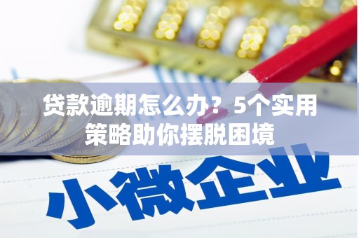 琼结贷款逾期怎么办？5个实用策略助你摆脱困境