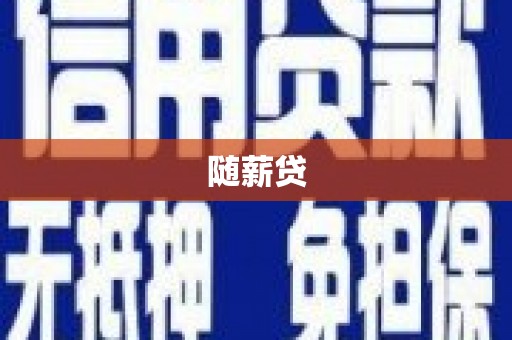 琼结随薪贷