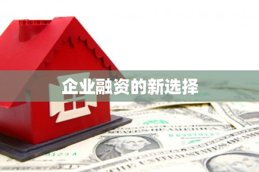 琼结企业融资的新选择