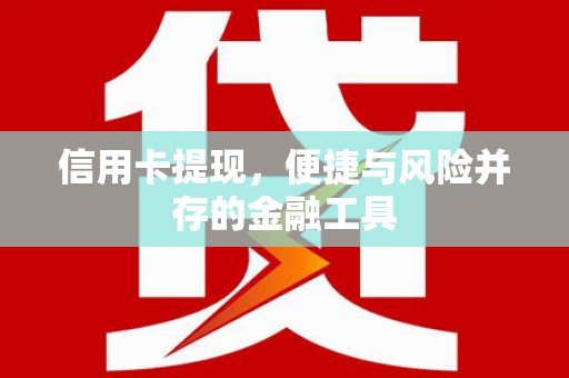 琼结信用卡提现，便捷与风险并存的金融工具