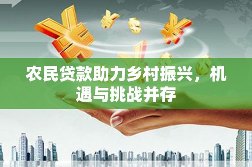 琼结农民贷款助力乡村振兴，机遇与挑战并存