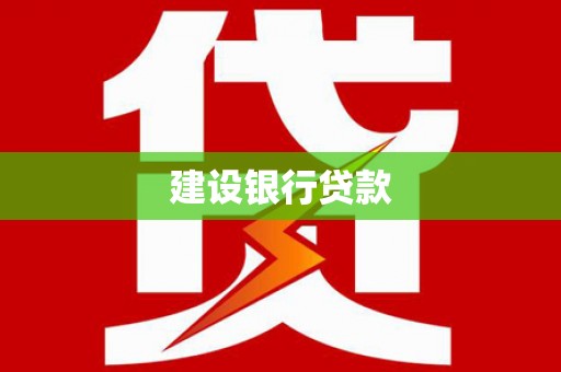 琼结建设银行贷款