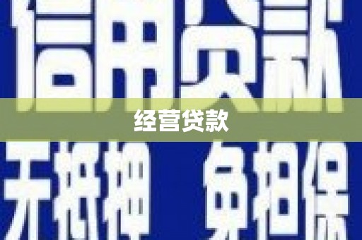 琼结经营贷款