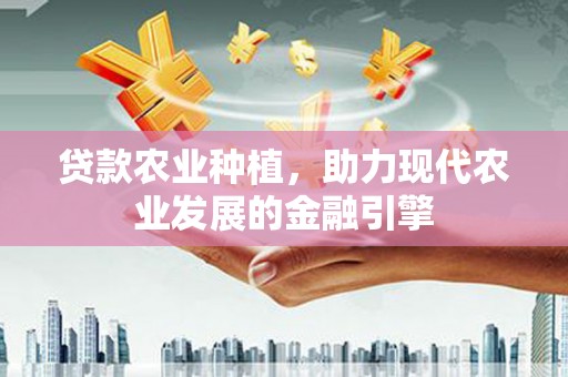琼结贷款农业种植，助力现代农业发展的金融引擎