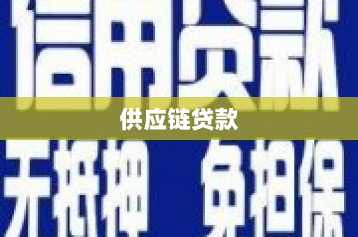 琼结供应链贷款