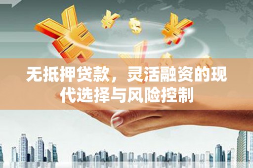 琼结无抵押贷款，灵活融资的现代选择与风险控制