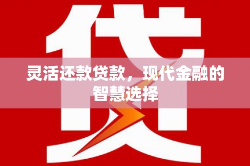 琼结灵活还款贷款，现代金融的智慧选择