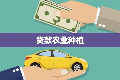 琼结贷款农业种植