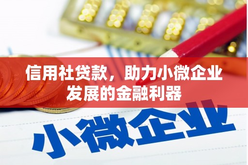 琼结信用社贷款，助力小微企业发展的金融利器