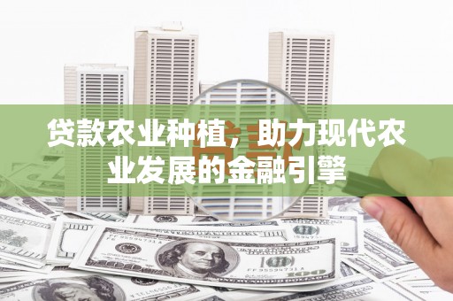 琼结贷款农业种植，助力现代农业发展的金融引擎