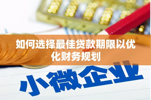 琼结如何选择最佳贷款期限以优化财务规划