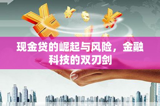 琼结现金贷的崛起与风险，金融科技的双刃剑