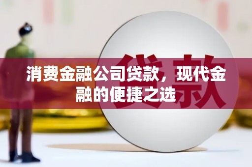 琼结消费金融公司贷款，现代金融的便捷之选