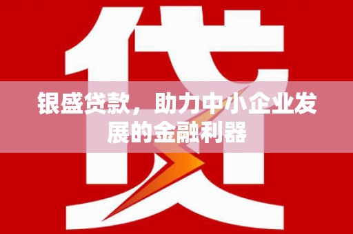 琼结银盛贷款，助力中小企业发展的金融利器