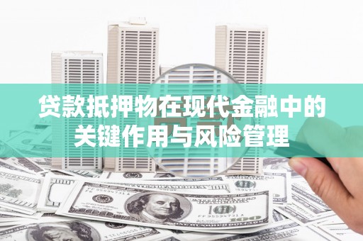 琼结贷款抵押物在现代金融中的关键作用与风险管理
