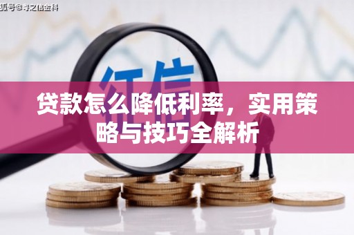 琼结贷款怎么降低利率，实用策略与技巧全解析