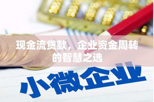 琼结现金流贷款，企业资金周转的智慧之选