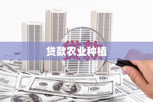 琼结贷款农业种植